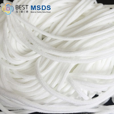 النايلون قناع الوجه حلقة الأذن المرنة المواد جولة شريط مرن 2.5-3.0mm