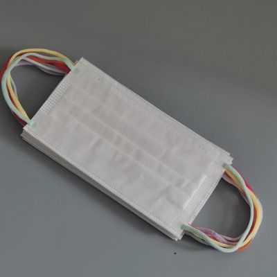 3 Ply Comfort Soft حلقات أذن مرنة حبل مرن مسطح ناعم ملون 6 مللي متر