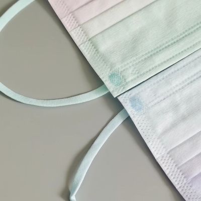 3ply قناع الوجه القابل للتصرف مرونة الأذن حلقة ملونة 3.5mm 5mm